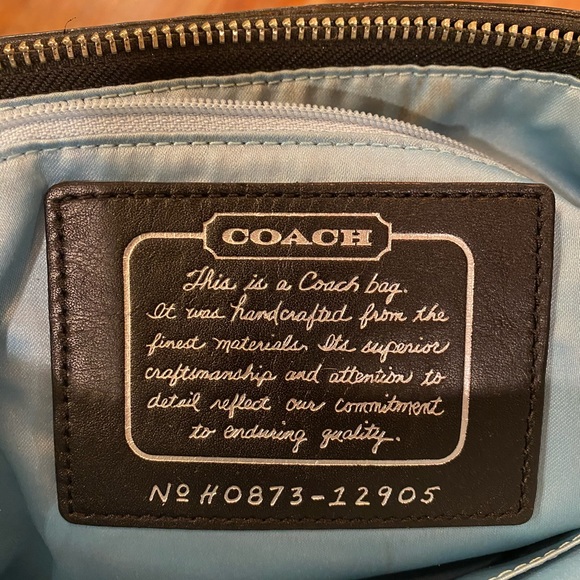 EUC COACH Black Signature Purse - Picture 6 of 8